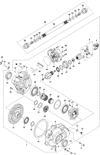 Front Differential AX2150207