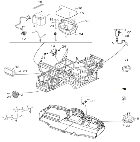 Harness & Switches AX2150221