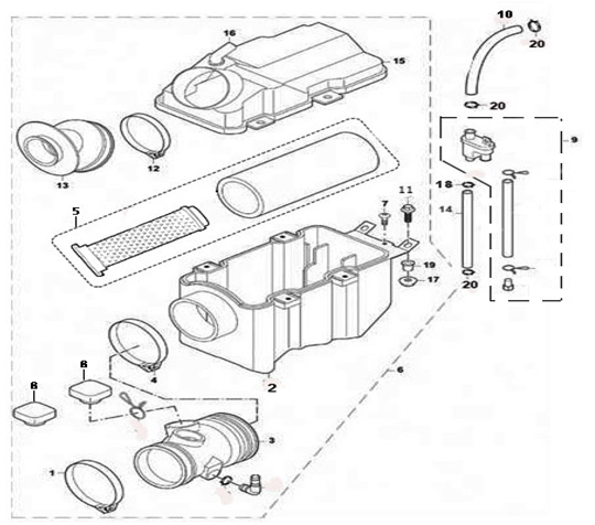 Air Intake AX2150228