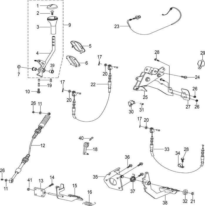 Gear Shift Assembly HD2050201