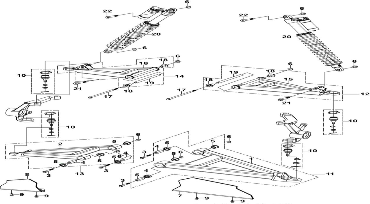 Suspension avant HD2050206