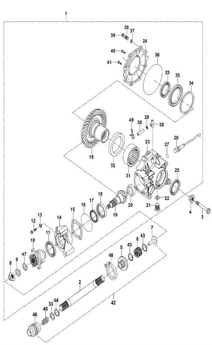 Rear Differential HD2070207