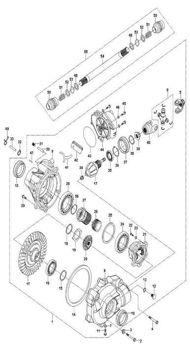 Front Differential Assembly HD2070208