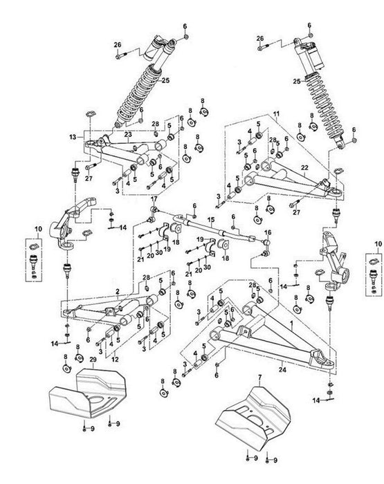 Suspension avant HD2070210