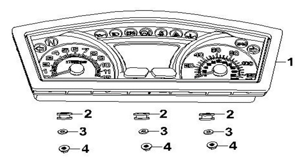 Instrument Cluster HD2070217